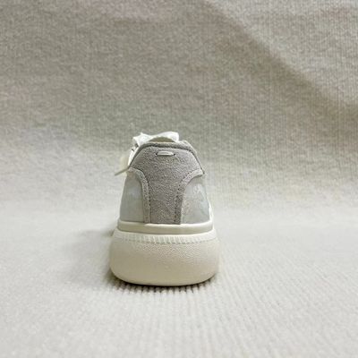 Women white classic and comfort sneaker with silk lace daily use