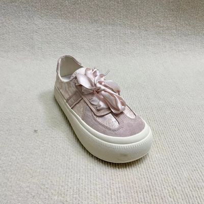 Women pink classic and comfort sneaker with silk lace daily use