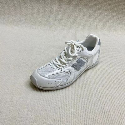 Women N-word flat running shoes breathable and casual with net surface