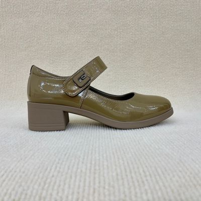 Fashion Women'S Business Casual Heels U Knot Brown Heels For Women