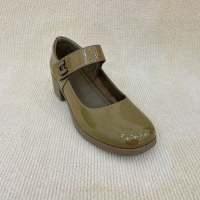 Fashion Women'S Business Casual Heels U Knot Brown Heels For Women