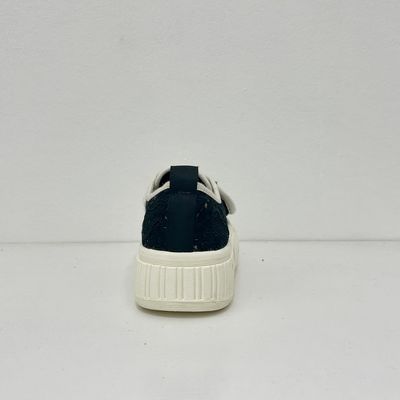 Black White Comfort Fashion Sneakers Women Breathable Sneakers With Letters