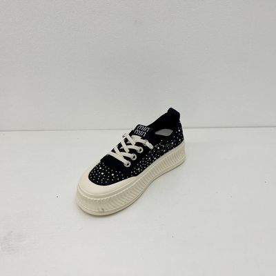 Women breathable sneakers espadrilles mesh indoor and outdoor high top lace up