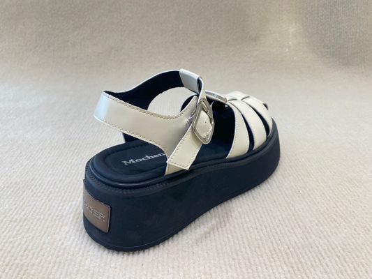 Black White Designer Platform Sandals US 5- US 10 Flat Platform Sandals