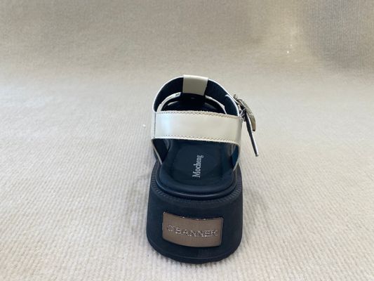 Black White Designer Platform Sandals US 5- US 10 Flat Platform Sandals