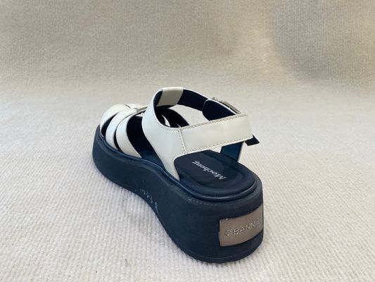 Black White Designer Platform Sandals US 5- US 10 Flat Platform Sandals