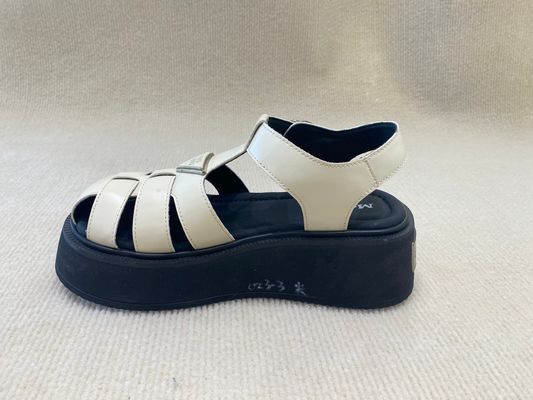 Black White Designer Platform Sandals US 5- US 10 Flat Platform Sandals