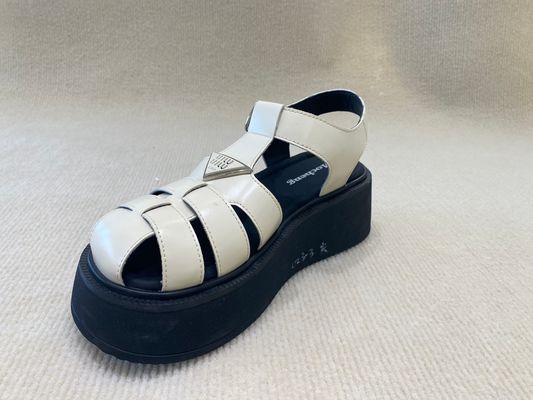 Black White Designer Platform Sandals US 5- US 10 Flat Platform Sandals