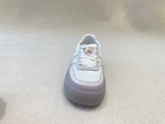 ODM White Satin Espadrilles Sneakers Soft Soled And Fashion Silk Ribbon