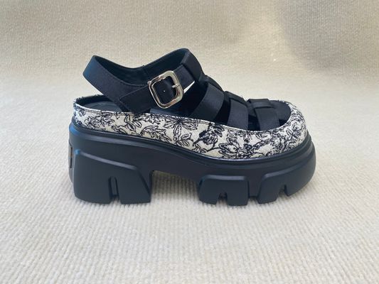 Embroidered Women'S Platform Elevating Shoes
