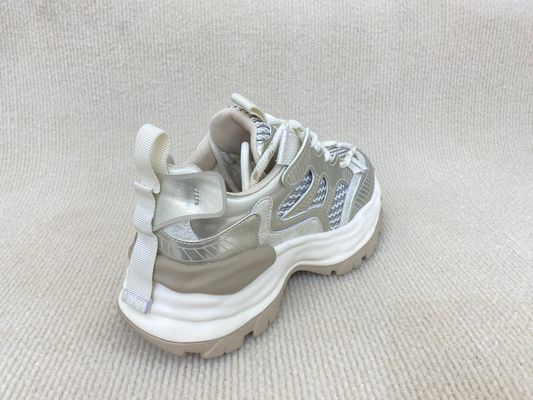 Golden Women Sneakers Authentic Leather Women'S Lace Up Sneakers