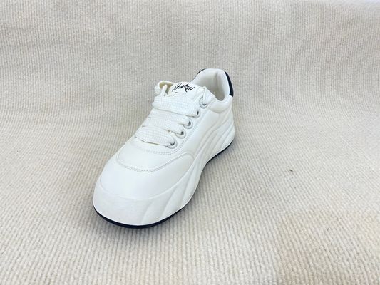 Casual Women Fashion Sneakers Soft Rubber Bottom White Fashion Sneakers