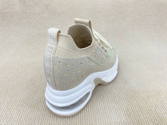 Champagne Platform Lace Up Loafers Summer Women'S Lace Up Loafer Shoes