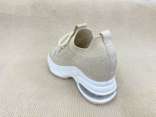 Champagne Platform Lace Up Loafers Summer Women'S Lace Up Loafer Shoes