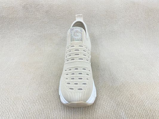 Breathable Platform Loafers Women Heightening Slip On Platform White Loafers