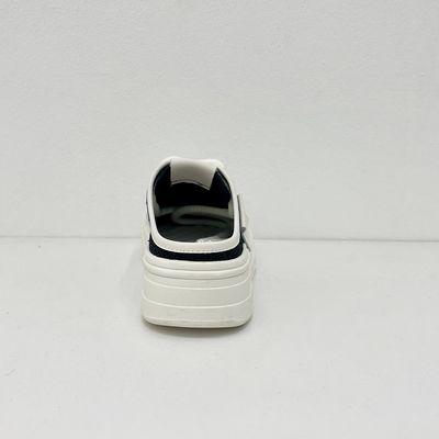 Black Canvas Mule Shoes Breathable