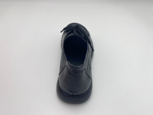 black breathable hollow lace-up comfortable women's shoes with soft soles
